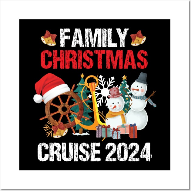 2024 Family Birthday Cruise Vacation Matching Group Wall Art by printalpha-art